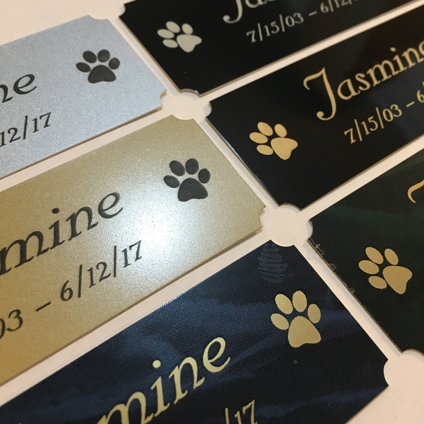 Pet Memorial Plaque - 1.25" x 3.5"
