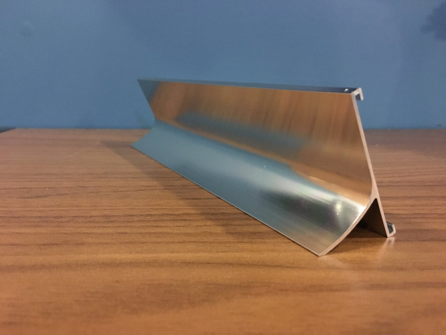 2" x 8" Desk Top Name Plate with Silver Holder - Laser Engraved