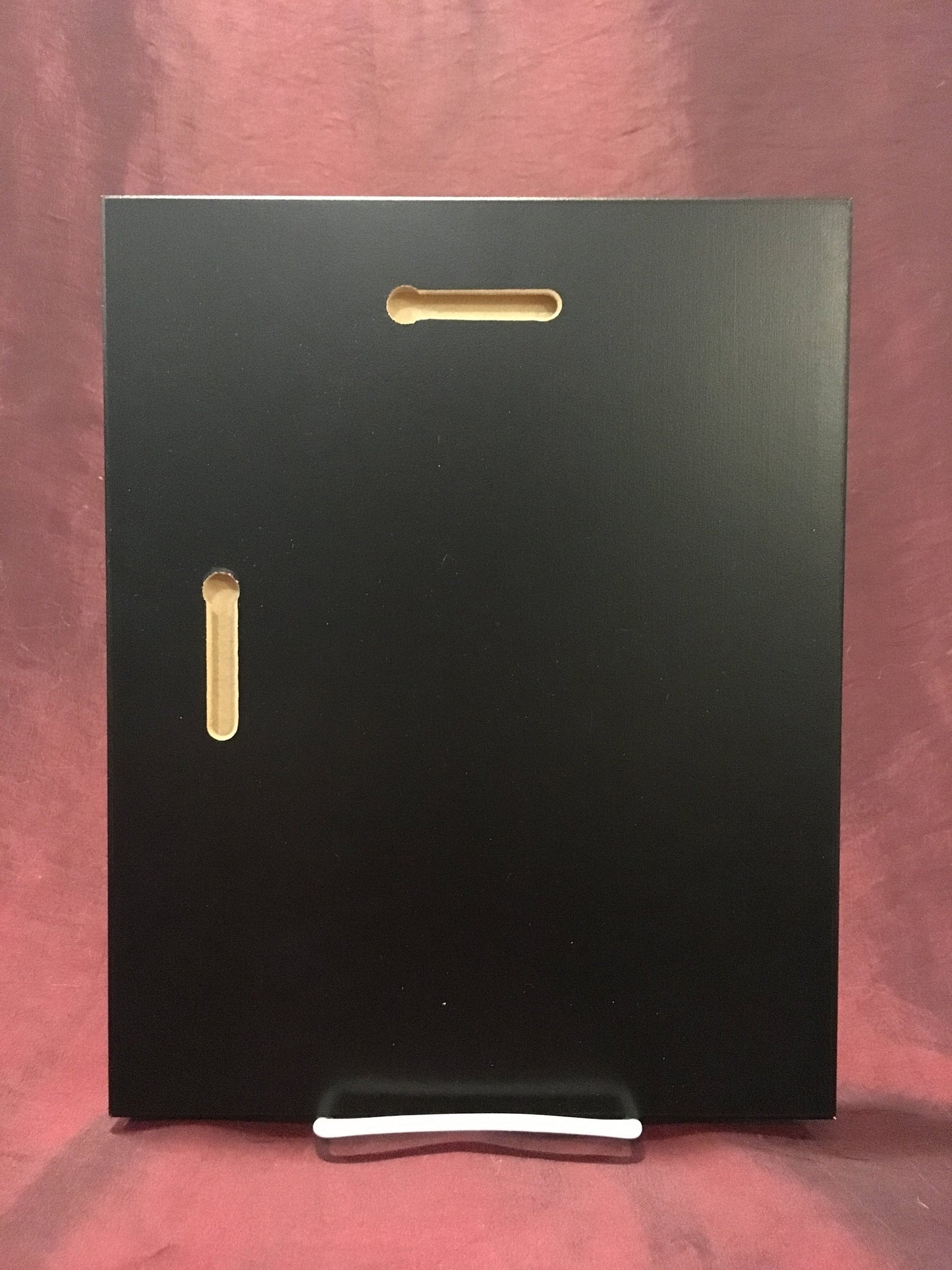 Clinton County Service Plaque - Laser Black Aluminum