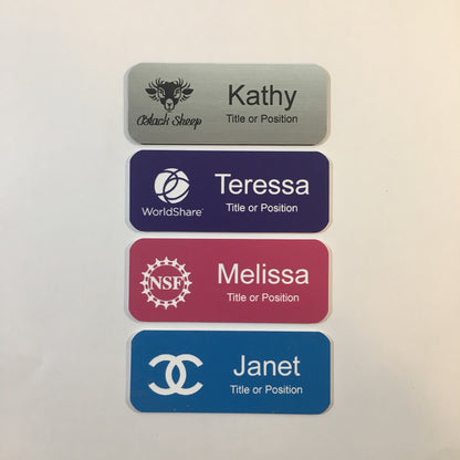 Set of Twelve Name Badges