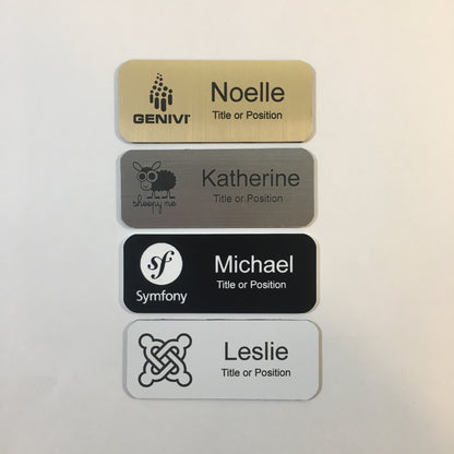 Set of Twelve Name Badges