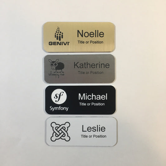 Set of Twelve Name Badges