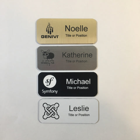 Set of Six Name Badges