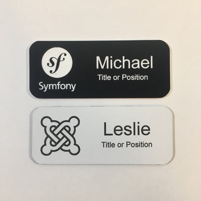 Set of Twelve Name Badges