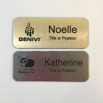 Set of Twelve Name Badges