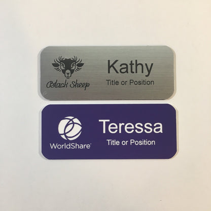 Set of Six Name Badges
